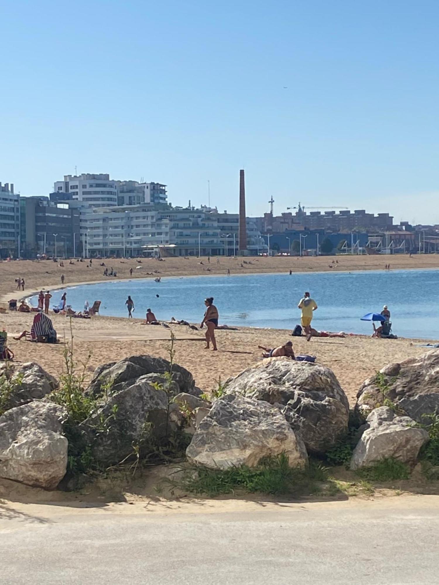 Poniente Beach Gijón Dış mekan fotoğraf