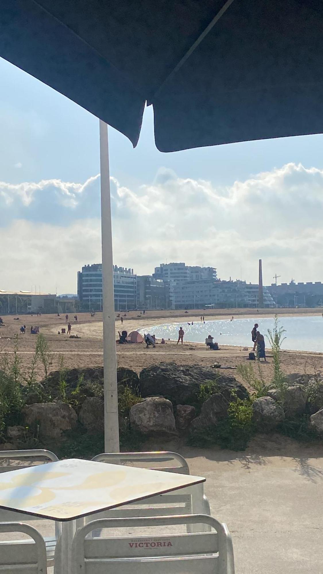 Poniente Beach Gijón Dış mekan fotoğraf
